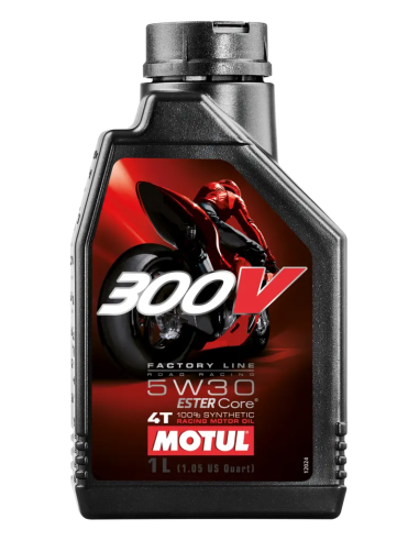 Aceite Motul 300v 5w30 4t Fact Line 1l.