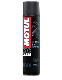 Abrillantador Plástico Motul E10 Shine & Go Spray 400 ml