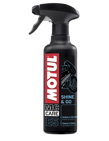 Abrillantador Plastico Motul E5 Mc Care 400ml