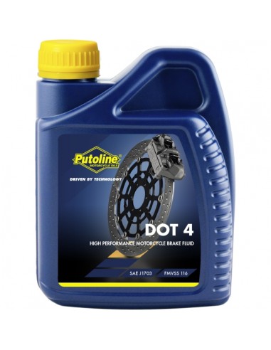 Liquido Frenos Putoline Brakefluid DOT 4 500ml