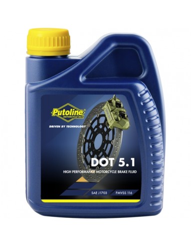 Liquido Frenos Putoline DOT 5.1 500ml