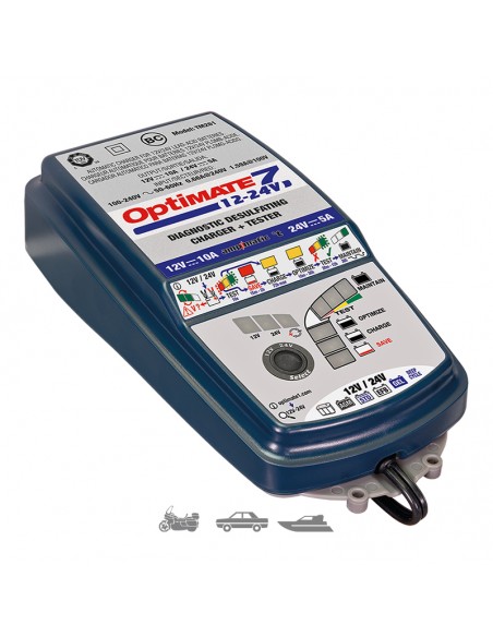 Cargador Baterías Optimate 7 12V. - 24V. TM-260