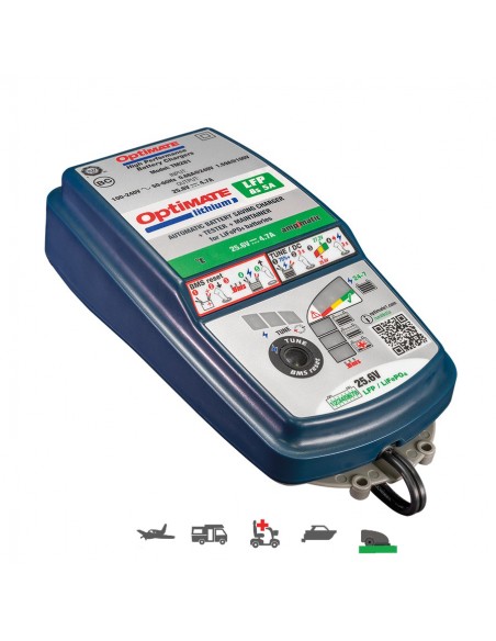 Cargador Baterías Optimate Lithium 8S 5A