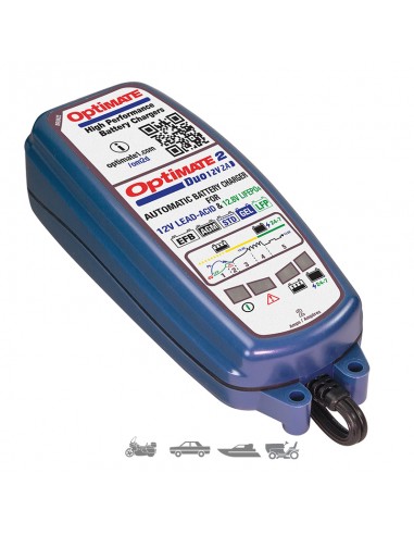 Cargador Optimate 2 Duo TM-550