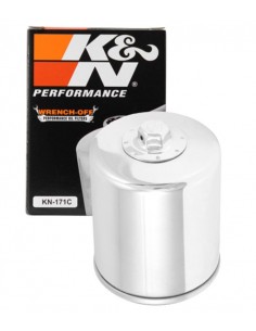 Filtro Aceite K&N Cromado Harley Davidson