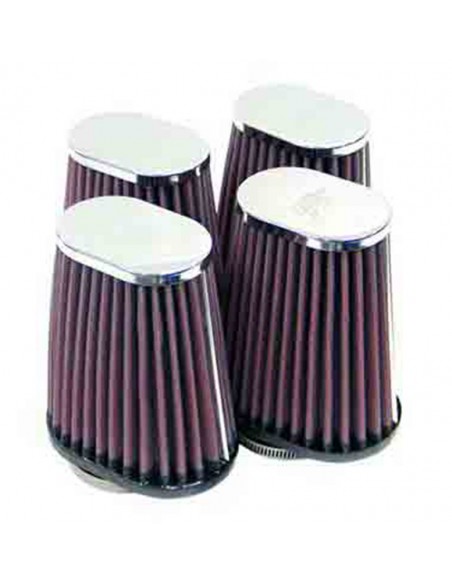 Filtro Potencia K&N Cromado D. 51mm