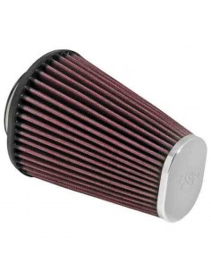 Filtro de energia K&N Tampa oval cromada D. 62 mm