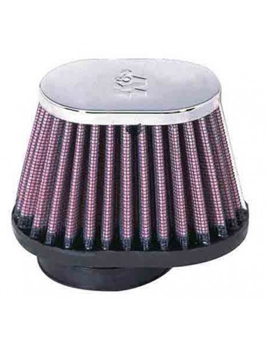 Filtro Aire K&N Cromado Universal 2'FLG