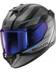 Casco Shark D-Skwal 3 Sizler Mate | Negro-antracita-azul