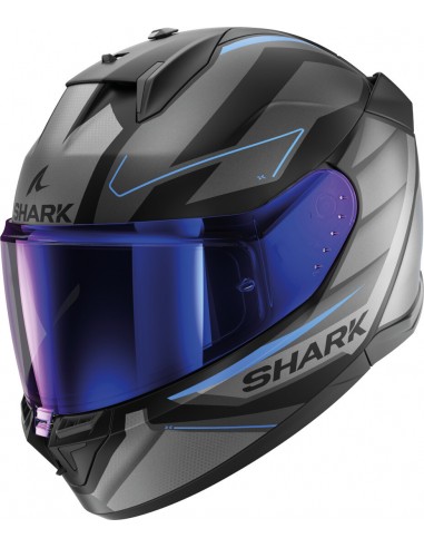 Casco Shark D-Skwal 3 Sizler Mate | Negro-antracita-azul