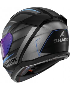 Casco Shark D-Skwal 3 Sizler Mate | Negro-antracita-azul 2