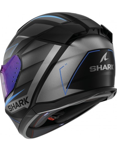 Casco Shark D-Skwal 3 Sizler Mate | Negro-antracita-azul