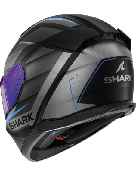 Casco Shark D-Skwal 3 Sizler Mate | Negro-antracita-azul