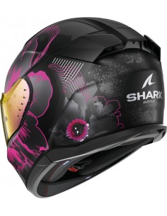 Casco Shark D-Skwal 3 Mayfer Mate Mujer | Negro-violeta-antracita 2