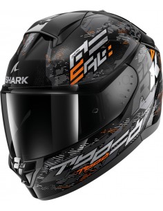 Casco Shark Ridill 2 Molokai | Negro-plata-naranja
