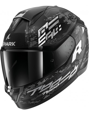 Casco Shark Ridill 2 Molokai Mate | Negro-antracita-rojo