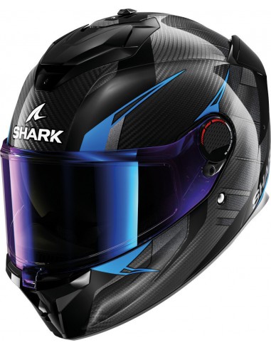 Casco Shark Spartan GT Pro Kultram Carbon | Carbono-negro-azul