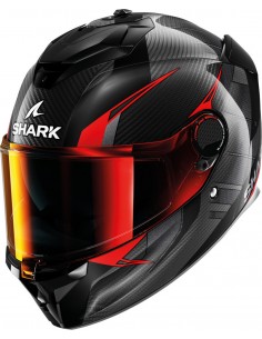 Casco Shark Spartan GT Pro Kultram Carbon | Carbono-negro-rojo