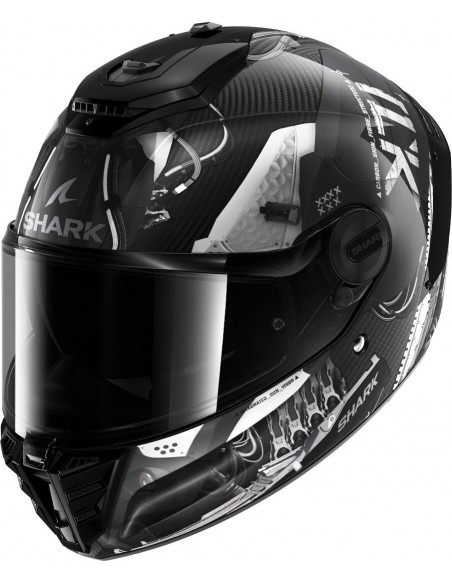 Casco Shark Spartan RS Carbon Xbot | Carbono-antracita-plata