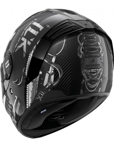 Casco Shark Spartan RS Carbon Xbot | Carbono-antracita-plata