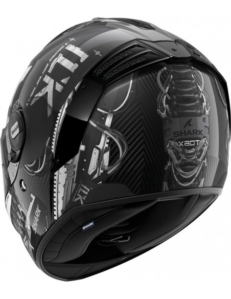 Casco Shark Spartan RS Carbon Xbot | Carbono-antracita-plata