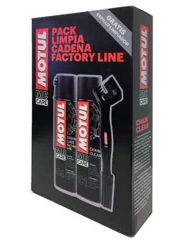 Limpia Cadena Motul Pack Factory Line (C1+C4)