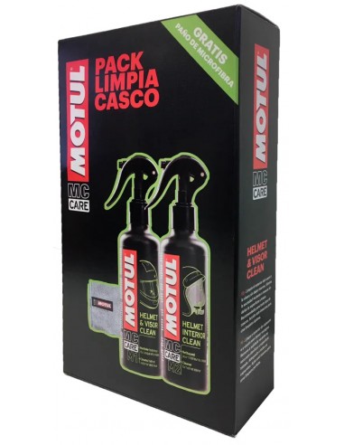 Limpia Casco Motul Pack (M1+M2)