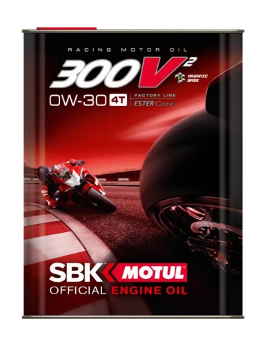 Lubricante Motul 300V2 4T Factory Line SBK 0W30 2L
