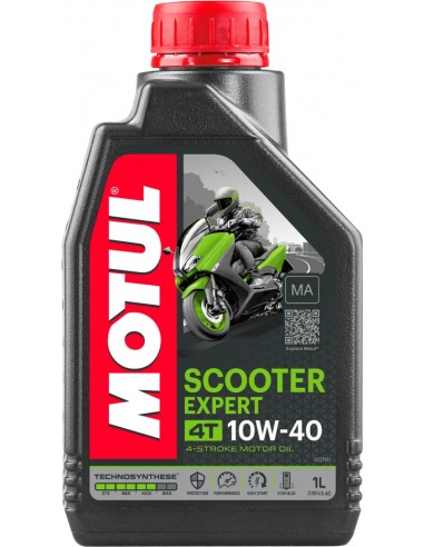 Aceite Motor Motul Scooter Expert 4T 10W40 MA 1L
