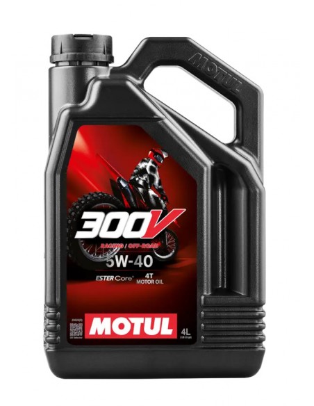 Aceite Motor Motul 300V Factory Line Off Road 5W40 4T 4L