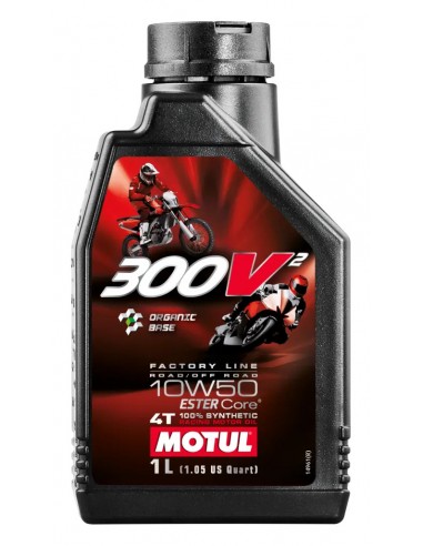 Aceite Motor Motul 300v2 Factory Line 10W50 4T 1L
