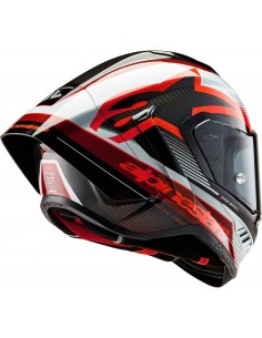 Casco Alpinestars Supertech R10 Team | Carbono-rojo-blanco 2
