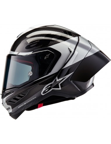 Casco Alpinestars Supertech R10 Element | Carbono-rojo-blanco