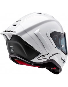 Casco Alpinestars Supertech R10 Sólido | Blanco y negro mate 2