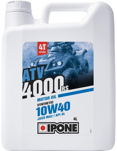 Aceite Ipone ATV 4000 RS 10W40 4L 4T