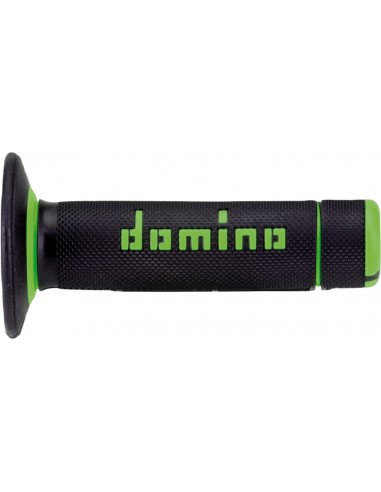 Puños Domino Off Road A020 Cerrado Negro y verde