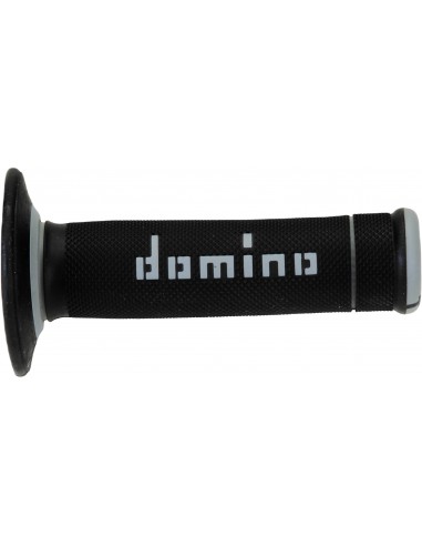 Puños Domino Off Road A020 Cerrado Negro y gris