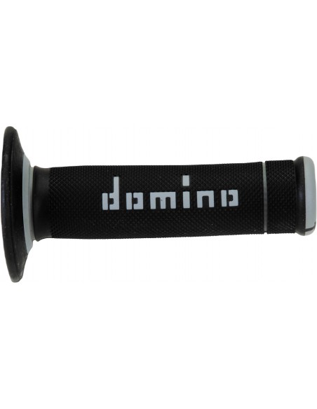 Puños Domino Off Road A020 Cerrado Negro y gris