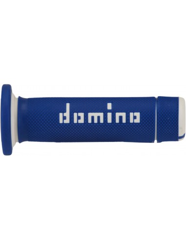 Puños Domino ATV A180 Cerrado Azul y blanco