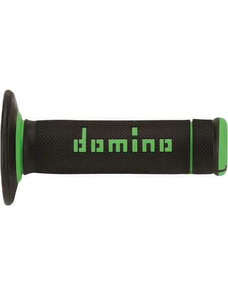 Puños Domino Off Road X-Treme A190 Cerrado Negro y verde