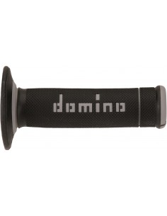 Puños Domino Off Road X-Treme A190 Cerrado Negro y gris