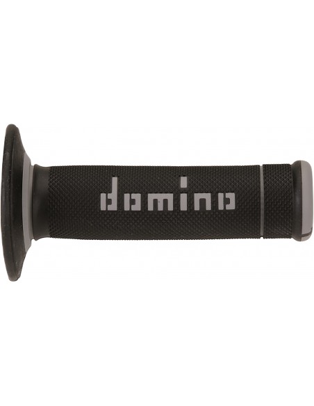 Puños Domino Off Road X-Treme A190 Cerrado Negro y gris