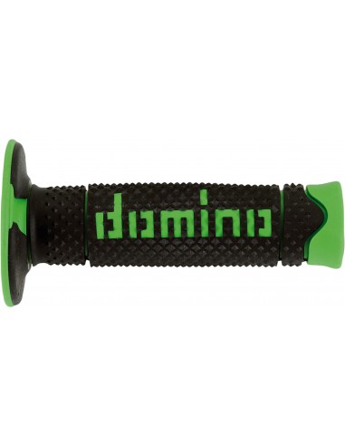 Puños Domino DSH Off Road A260 Cerrado Negro y verde