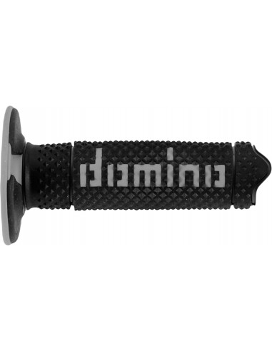 Puños Domino DSH Off Road A260 Cerrado Negro y gris