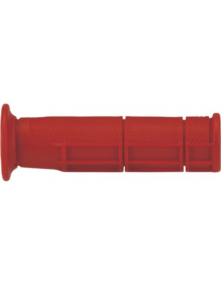 Puños Domino ATV Cerrado Rojo