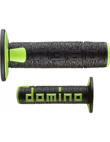 Puños Domino Off Road RPS A360 Cerrado Negro y verde