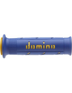 Puños Domino A250 SuperSoft Abiertos Azul y amarillo