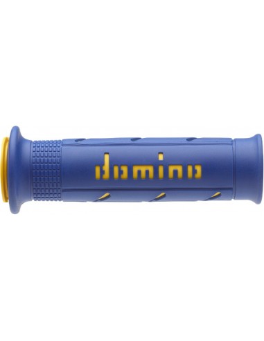 Puños Domino A250 SuperSoft Abiertos Azul y amarillo