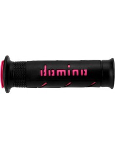 Puños Domino A250 SuperSoft Abiertos Negro y fucsia