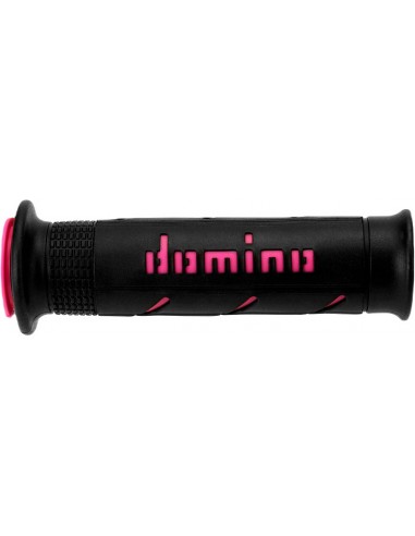 Puños Domino A250 SuperSoft Abiertos Negro y fucsia